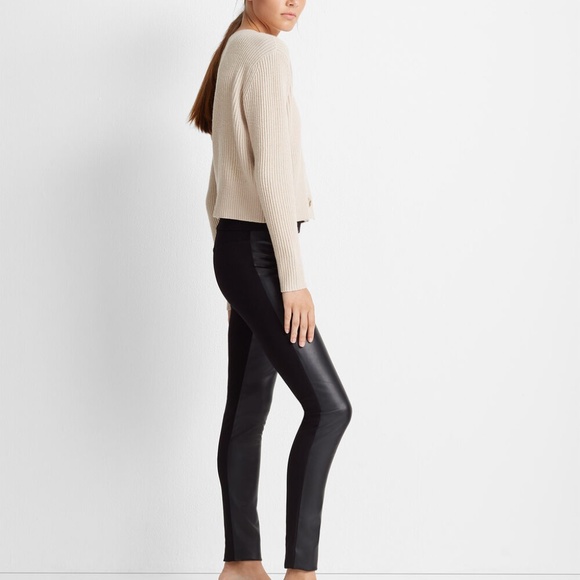 Club Monaco Pants - Tasha Faux Leather Legging - Brand New - NEVER WORN - Black